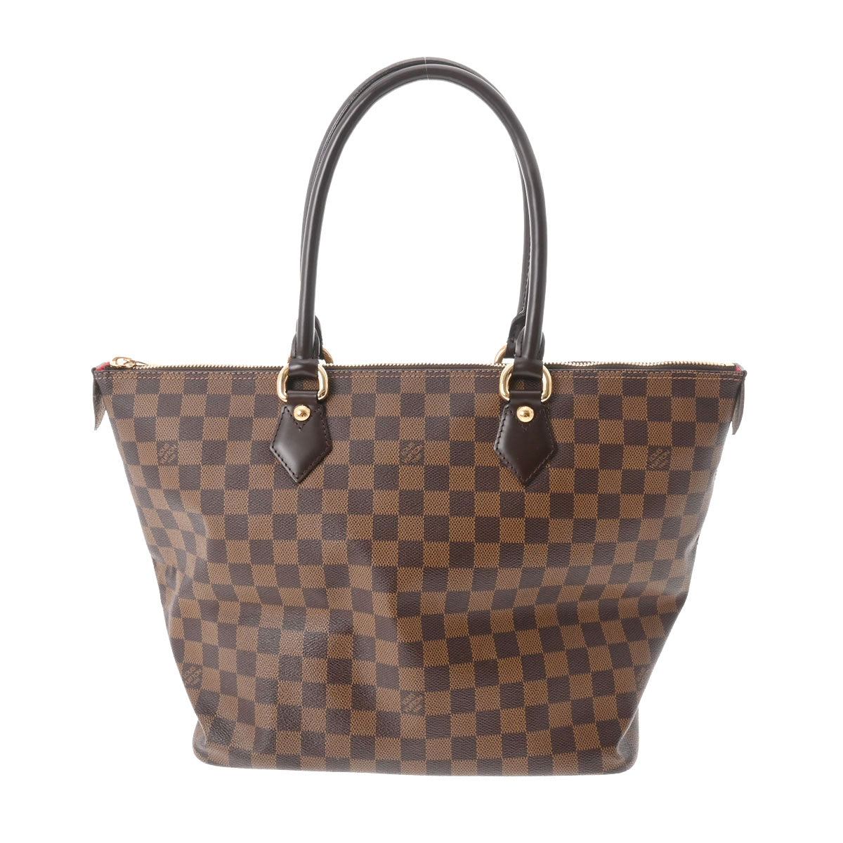 LOUIS VUITTON ルイヴィトン ダミエ サレヤMM トートバッグ ブラウン N51182 レディース ダミエキャンバス ハンドバッグ ABランク 中古 