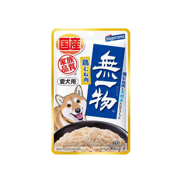 はごろもフーズ 愛犬用 無一物パウチ 鶏むね肉 60g FC922PM-3832