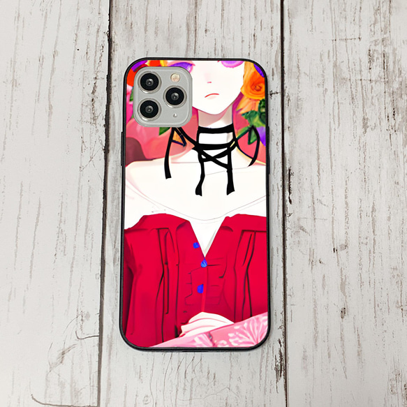 iphonecase4-7_19 iphone 強化ガラス お花(ic) アイフォン iface ケース