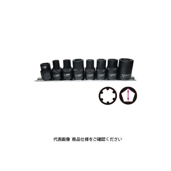 JTC 12.7mm 8PCS ソケットセット JTC4917S 1セット（直送品）