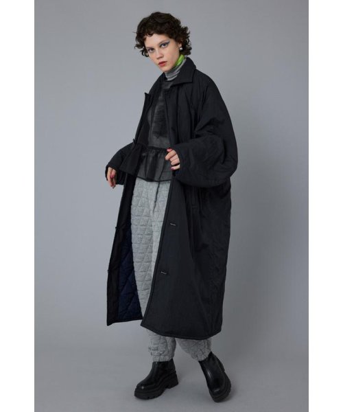 Long soutien collar coat