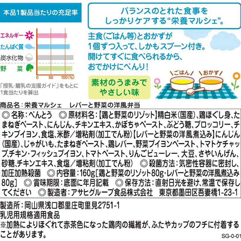 栄養マルシェ レバーと野菜の洋風弁当