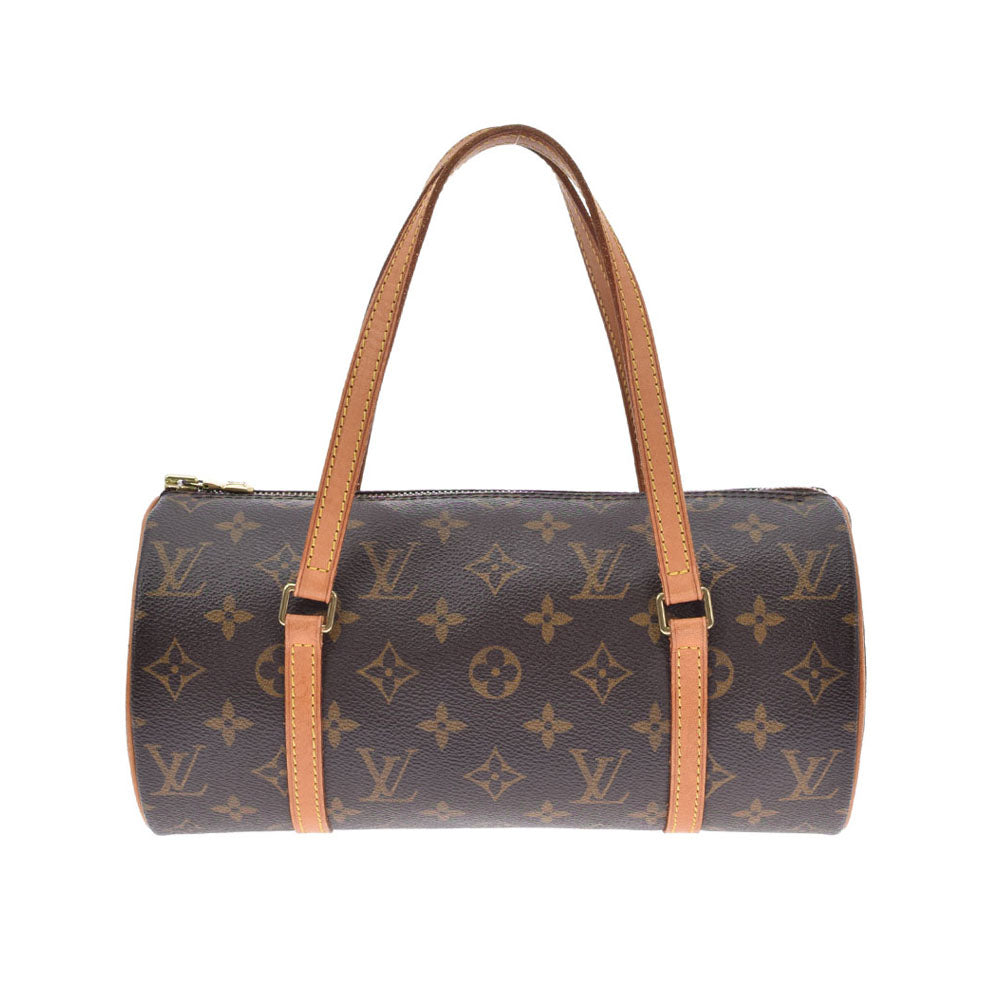 LOUIS VUITTON ルイヴィトン モノグラム パピヨン PM ブラウン M51386 レディース モノグラムキャンバス ハンドバッグ Bランク 中古 