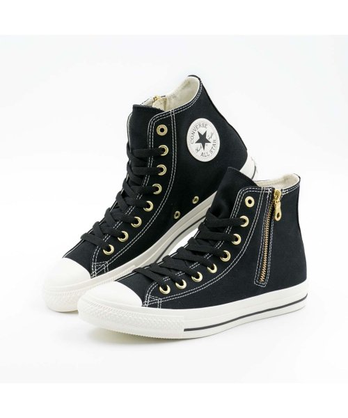 コンバース CONVERSE レディース スニーカー オールスター ゴールドジップ HI ハイカット ジッパー 履きやすい CO－ASGDZIPHI