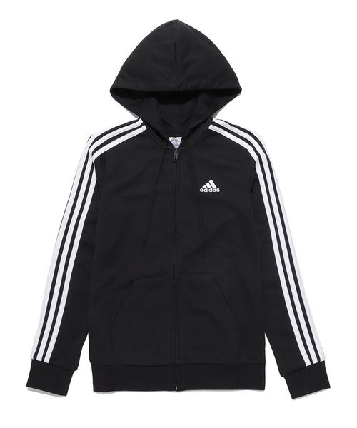 adidas/エッセンシャルズ 3ストライプス フルジップ パーカー / W ESSENTIALS･･･