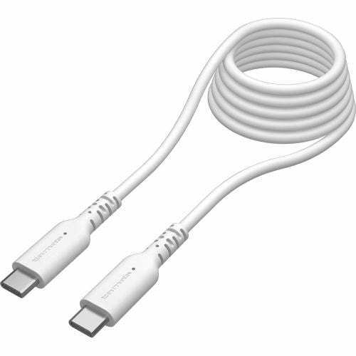 多摩電子工業 PD240W USB-C to Cソフトケーブル 2.0m ホワイト 過熱防止 TH302CC20W