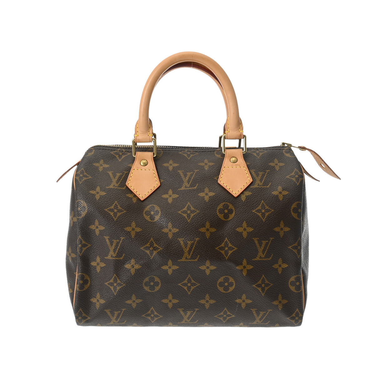 LOUIS VUITTON ルイヴィトン モノグラム スピーディ 25 ブラウン M41528 レディース モノグラムキャンバス ハンドバッグ ABランク 中古 