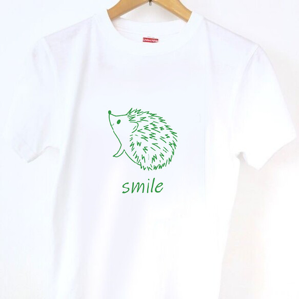 smileハリネズミTシャツ