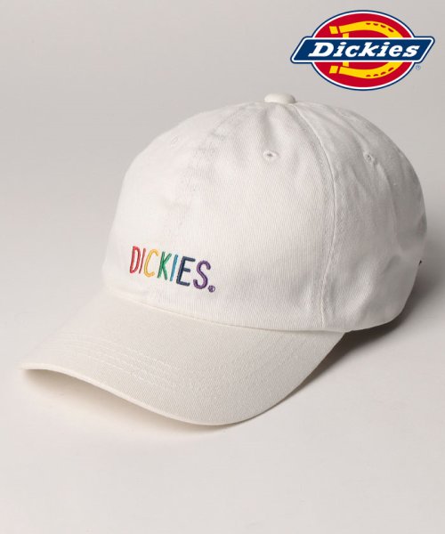 【Dickies/ディッキーズ】レインボー刺繍 ローキャップ 帽子 メンズ レディース