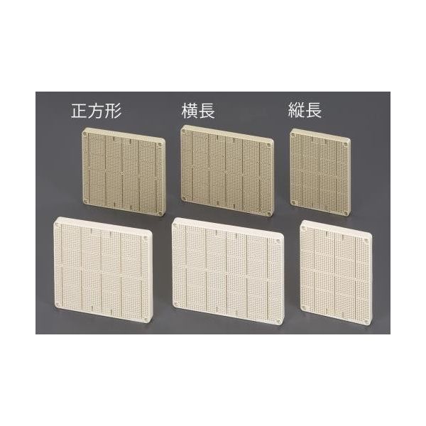 エスコ 120x 80x15mm 取付自在板(ベージュ) EA940CS-501 1セット(20個)（直送品）