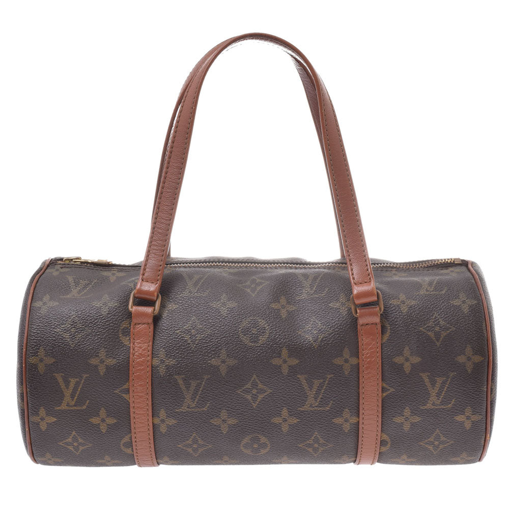 LOUIS VUITTON ルイヴィトン モノグラム パピヨンGM 旧型 ブラウン M51385 レディース モノグラムキャンバス ハンドバッグ Bランク 中古 