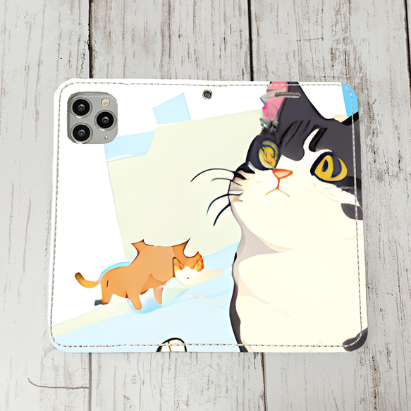 iphoneケース1-4-8 iphone 手帳 ねこ・猫・ネコ 箱2 かわいい アイフォン iface