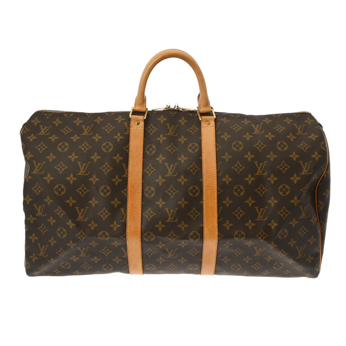 LOUIS VUITTON ルイヴィトン モノグラム キーポル 55 ブラウン M41424 ユニセックス モノグラムキャンバス ボストンバッグ Bランク 中古 