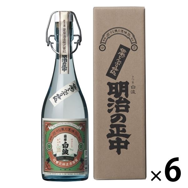 薩摩酒造 明治の正中 25度 720ml 1セット（6本） 焼酎 芋