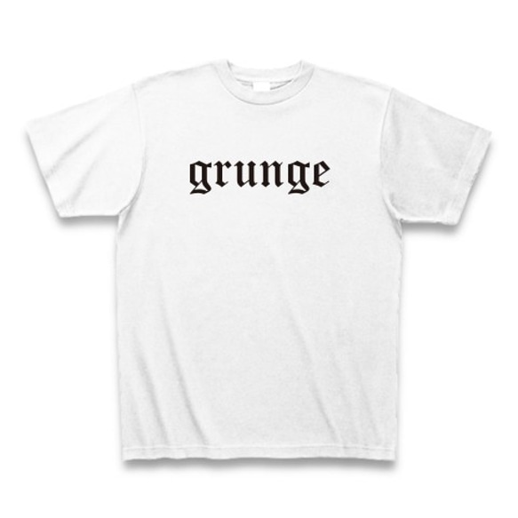 ◆GRUNGE◆文字◆ロゴ◆ヘビーウェイト◆半袖◆Tシャツ◆ホワイト◆各サイズ選択可