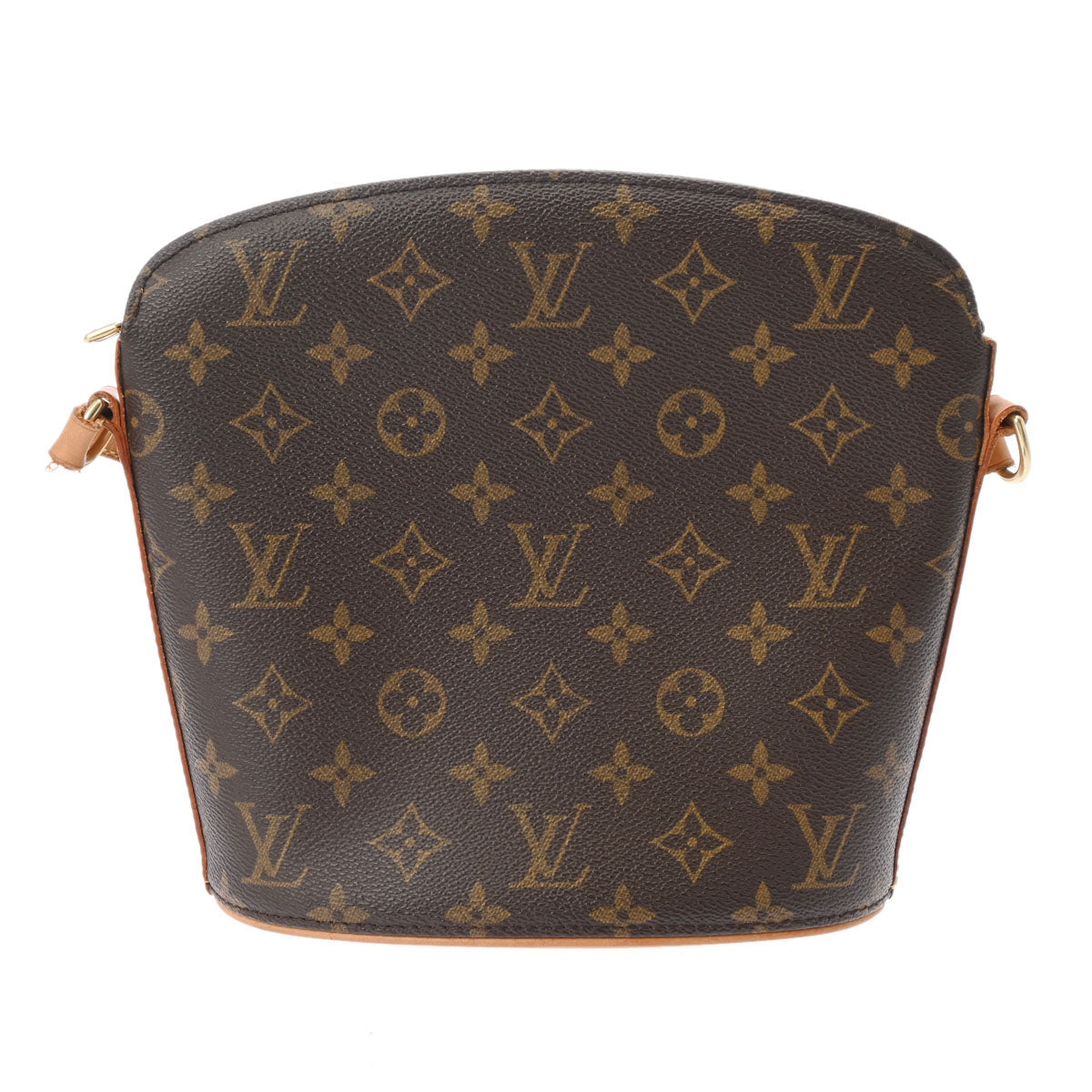 LOUIS VUITTON ルイヴィトン モノグラム ドルーオ ブラウン M51290 レディース モノグラムキャンバス ショルダーバッグ Bランク 中古 