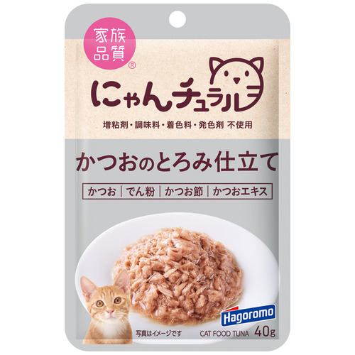 はごろもフーズ にゃんチュラルＰ鰹のとろみ仕立て４０ｇ