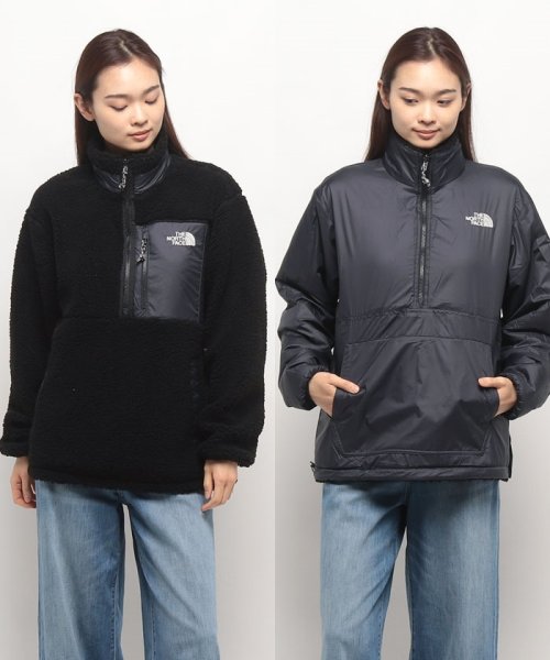 【THE NORTH FACE / ザ・ノースフェイス】FLEECE ANORAK NJ4FP56 リバーシブル ボア フリース アノラックパーカー アウター