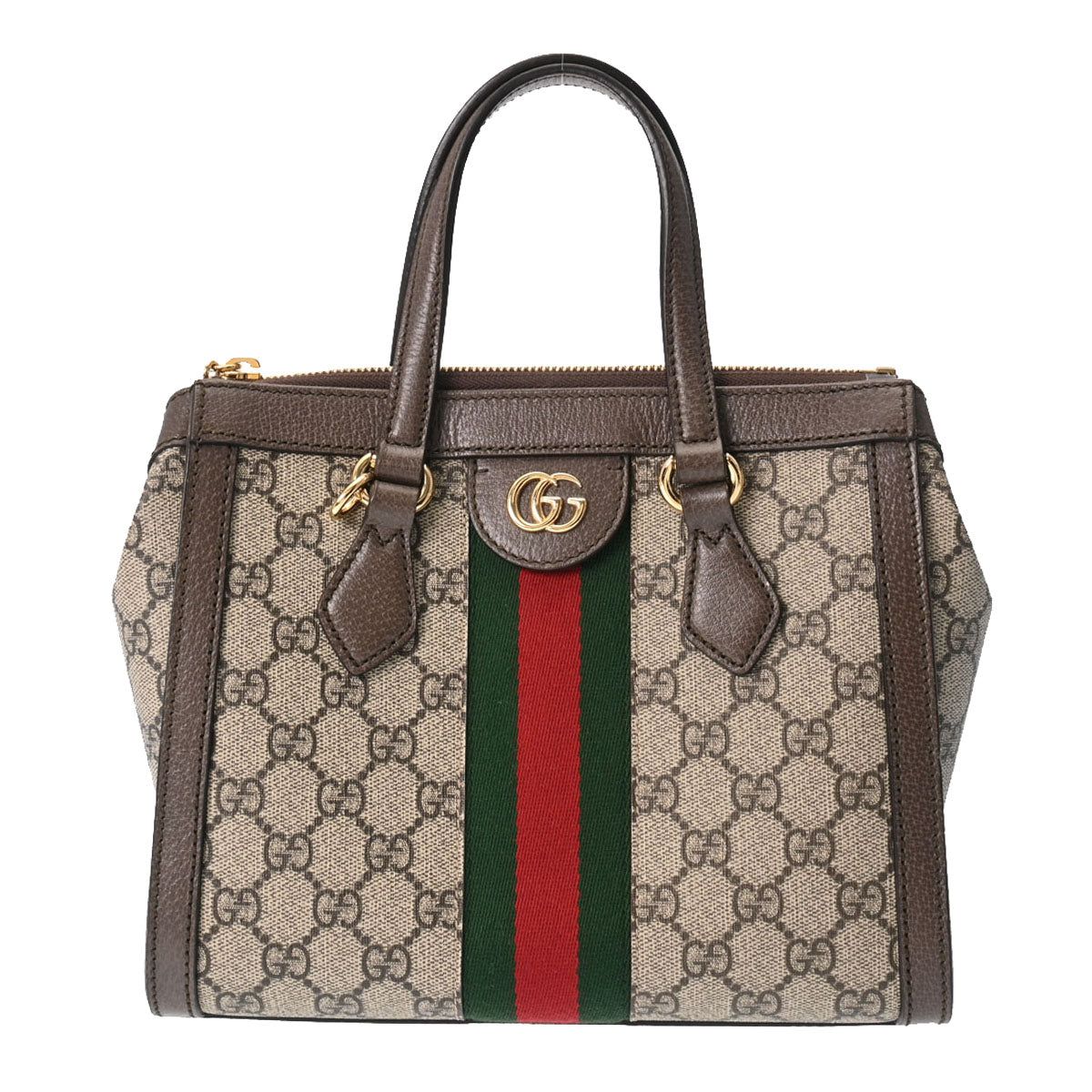 GUCCI グッチ オフィディア 2WAY ベージュ ゴールド金具 547551 レディース PVC レザー ショルダーバッグ Aランク 中古 