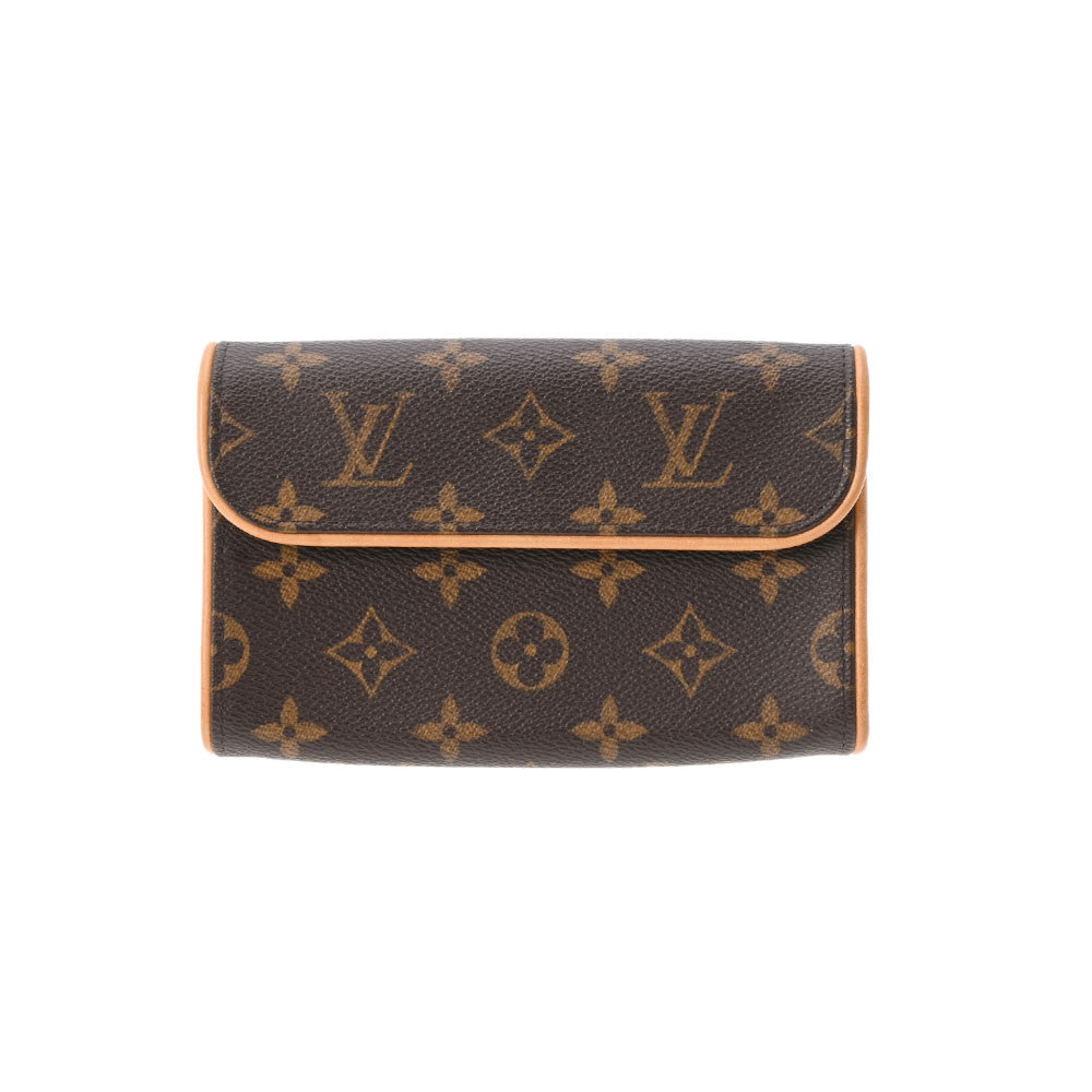 LOUIS VUITTON ルイヴィトン モノグラム ポシェットフロランティーヌ ベルトXS ブラウン M51855 レディース モノグラムキャンバス ウエストバッグ Aランク 中古 