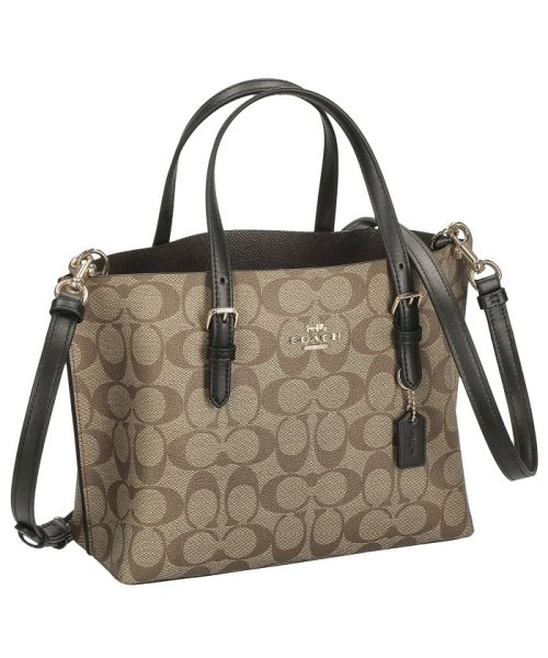 コーチ C4250 ミニトートバッグ 2WAYショルダー付 MOLLIE TOTE 25 PVCシグネチャー レディース