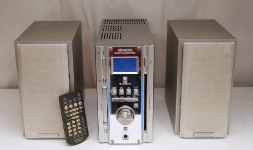 ケンウッド KENWOOD ｜CD／MDLP コンパクト コンポ RD-ESA5MD シルバー【中古品】