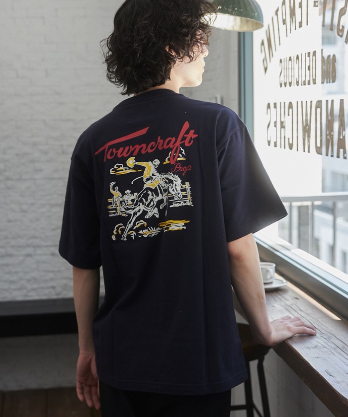 coen/TOWNCRAFT（タウンクラフト）別注ロゴプリントTシャツ