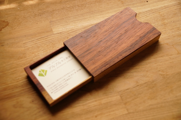 WOOD CARD HOLDER【完成品】