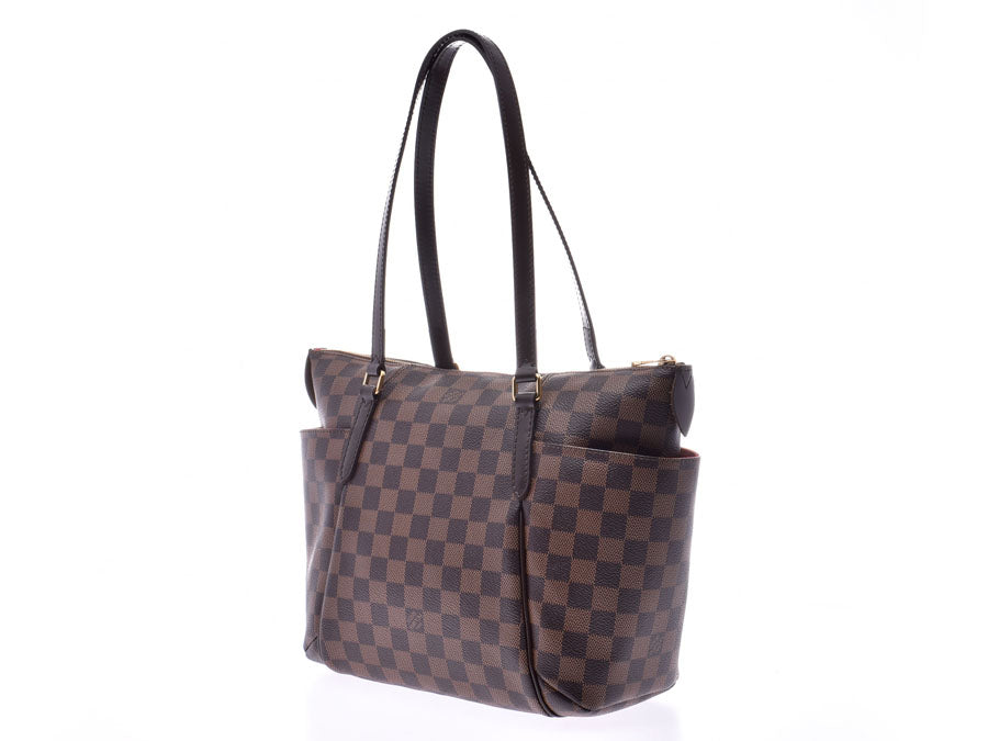 ルイヴィトン ダミエ トータリーPM ブラウン N41282 レディース 本革 トートバッグ ABランク LOUIS VUITTON 中古 