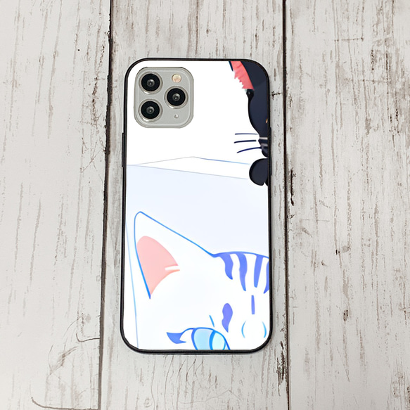 iphoneケース4-3-31 iphone 強化ガラス ねこ・猫・ネコ 箱1 かわいい アイフォン iface