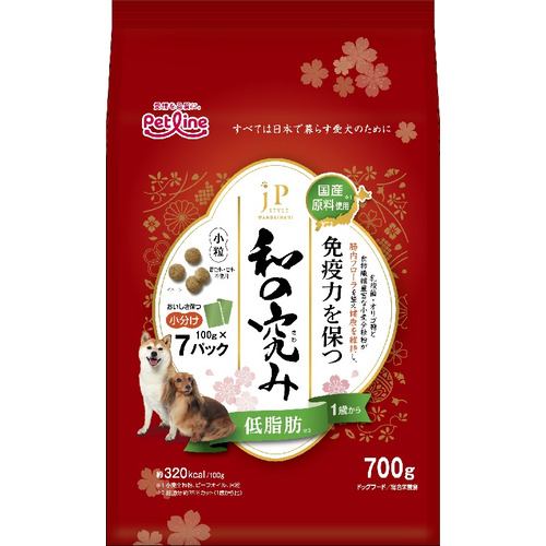 ペットライン JPD‐6 JPスタイル和の究み 小粒 低脂肪 1歳から 700g