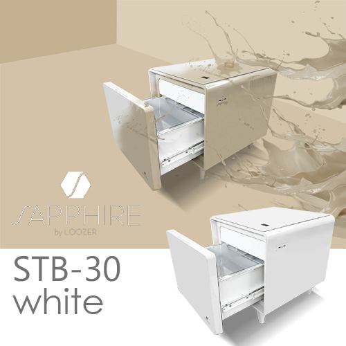 ロイヤル SAPPHIRE by LOOZER SMART TABLE スマートテーブルSTB30 WHITE サファイアバイルーザー冷蔵庫付きテーブル 30L 幅47cm