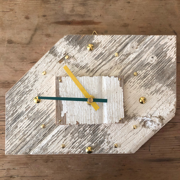 clock *old lumber * type C（古材 オリジナル掛時計）