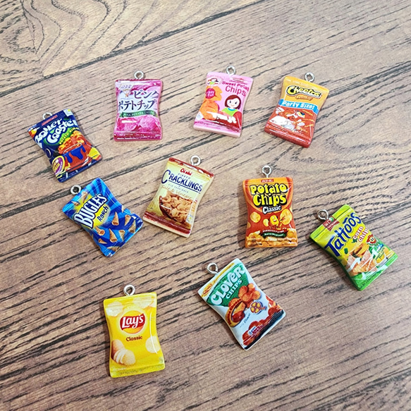 スナック袋菓子チャーム◆1個100円◆10種