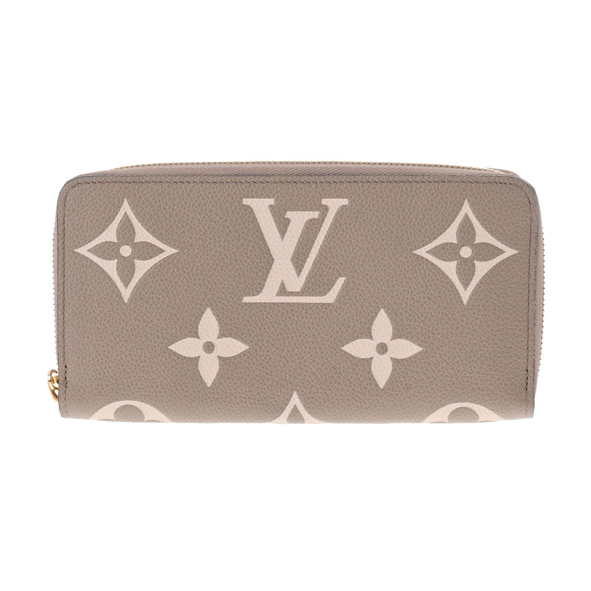 LOUIS VUITTON ルイヴィトン モノグラム アンプラント ジッピーウォレット トゥルトレール/クレーム M69794 レディース レザー 長財布 Aランク 中古 