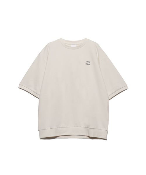 サニデイズ トウキョウ/コットンPEスウェット クルーネック半袖 UNISEX