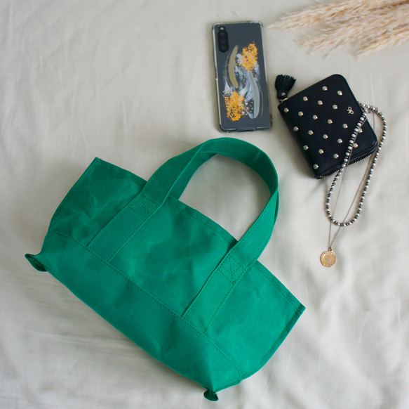 mini tote【green】