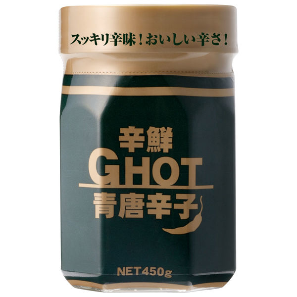 「業務用」 富士食品工業 青唐辛子ペースト　ＧＨＯＴ 406175 １ケース　450g×12本　常温（直送品）