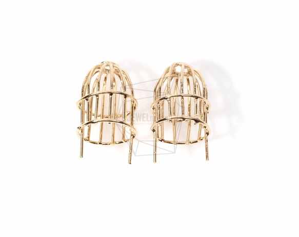 PDT-764-MG/【2個入り】バードケージペンダント,Bird Cage Pendant With Legs