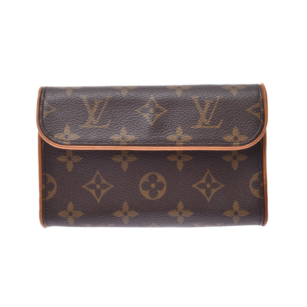 LOUIS VUITTON ルイヴィトンポシェットフロランティーヌ   14145 ブラウン レディース モノグラムキャンバス ウエストバッグ M51855  中古