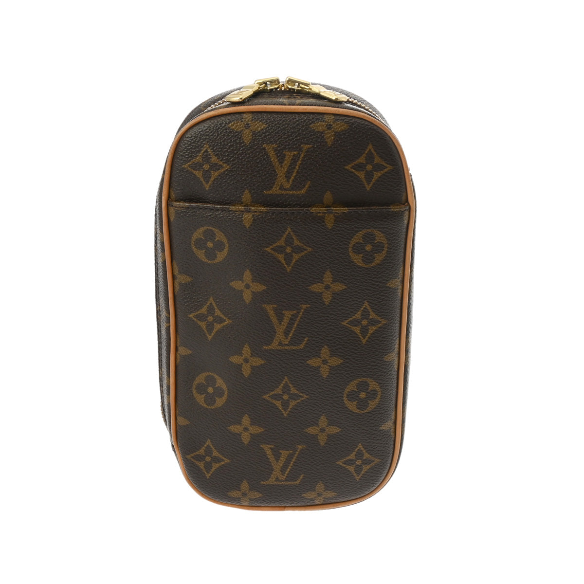 LOUIS VUITTON ルイヴィトン モノグラム ポシェットガンジュ ブラウン M51870 メンズ モノグラムキャンバス ボディバッグ ABランク 中古 