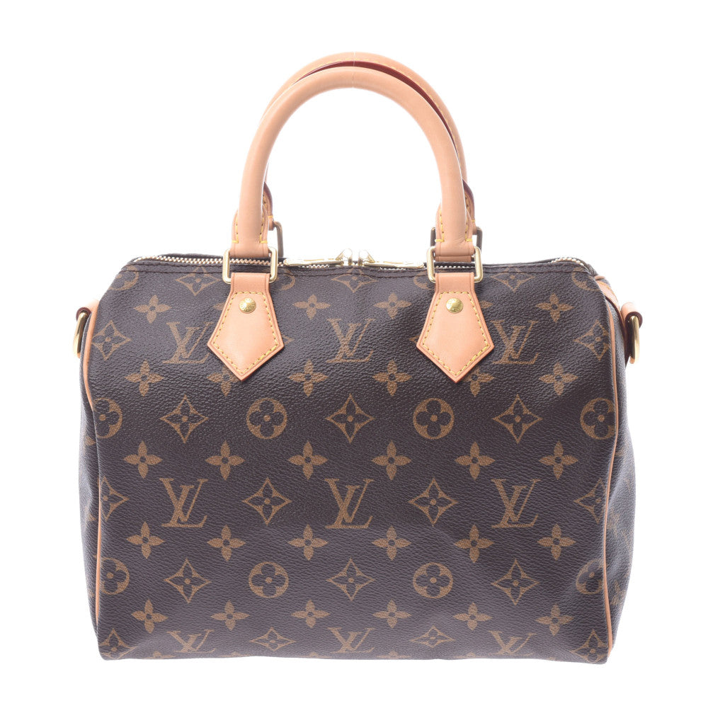 LOUIS VUITTON ルイヴィトン モノグラム スピーディ25 バンドリエール 2WAY ブラウン M41113 レディース モノグラムキャンバス ハンドバッグ Aランク 中古 