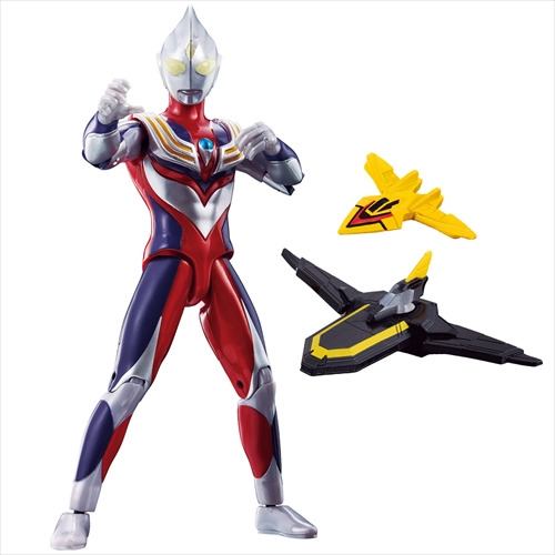 バンダイ ウルトラアクションフィギュア ウルトラマンティガ マルチタイプ ガッツウイングセット