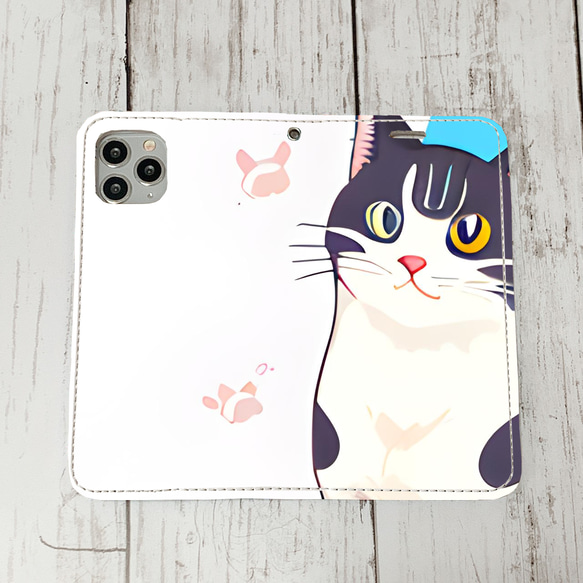 iphoneケース2-4-39 iphone 手帳 ねこ・猫・ネコ 箱2 かわいい アイフォン iface