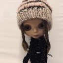 ＊＊Blytheアウトフィット　 ニット帽子＆ワンピ　セットアップ**　№36