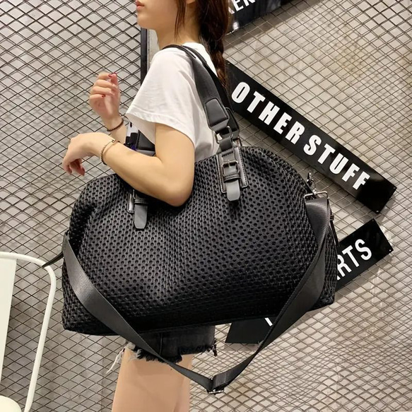 バッグ トラベルバッグ bag 旅行 大容量 黒 レディース メンズ フィットネス ジムバック 収納バック 0385