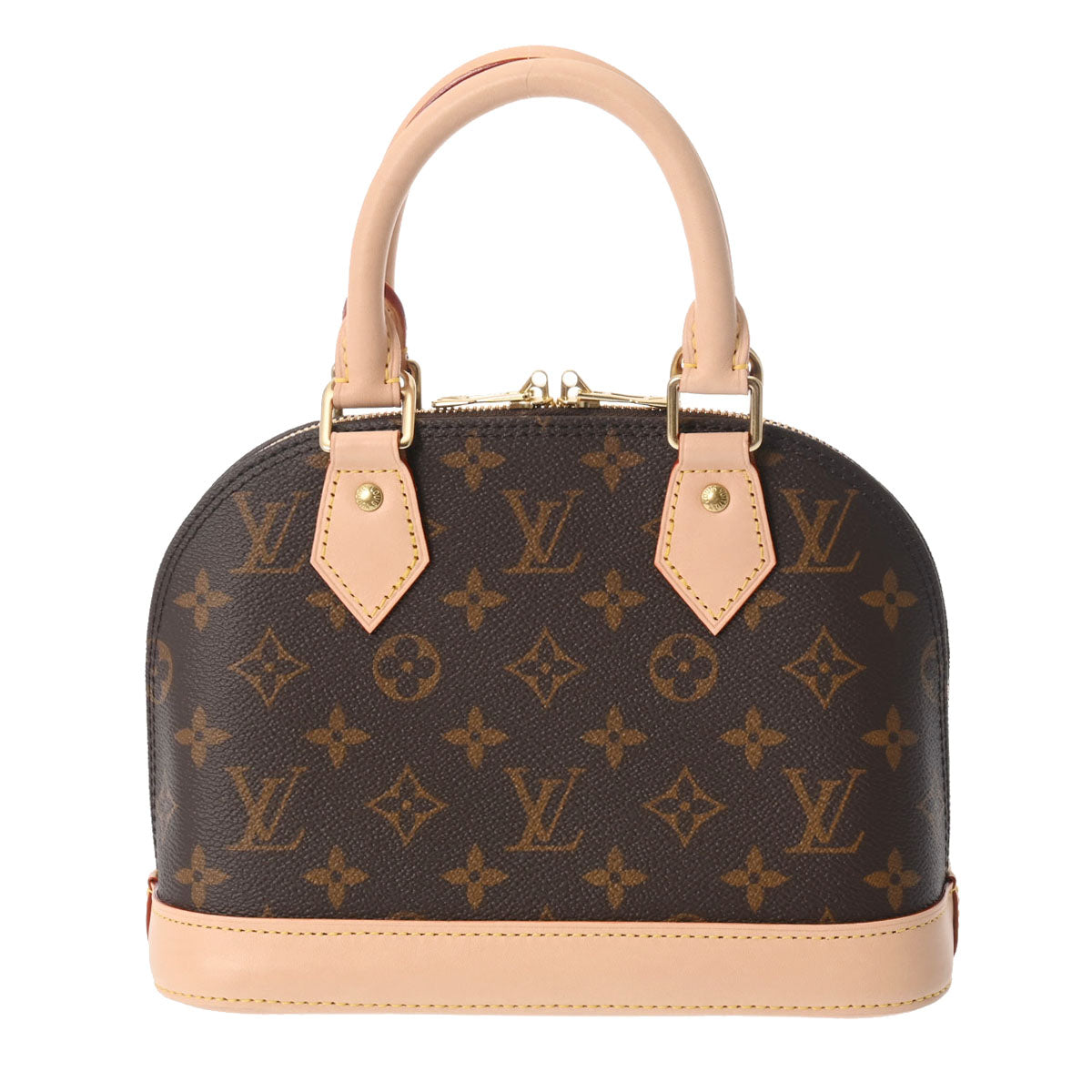 LOUIS VUITTON ルイヴィトン モノグラム アルマ BB 2WAY ブラウン M53152 レディース モノグラムキャンバス ハンドバッグ 新同 中古 