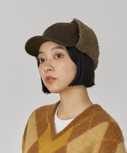 OVERRIDE  REC MOUTON EARFLAP CAP SG