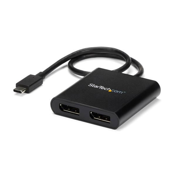 Startech.com USB-C - DisplayPortマルチモニターアダプタ 2ポ MSTCDP122DP 1個