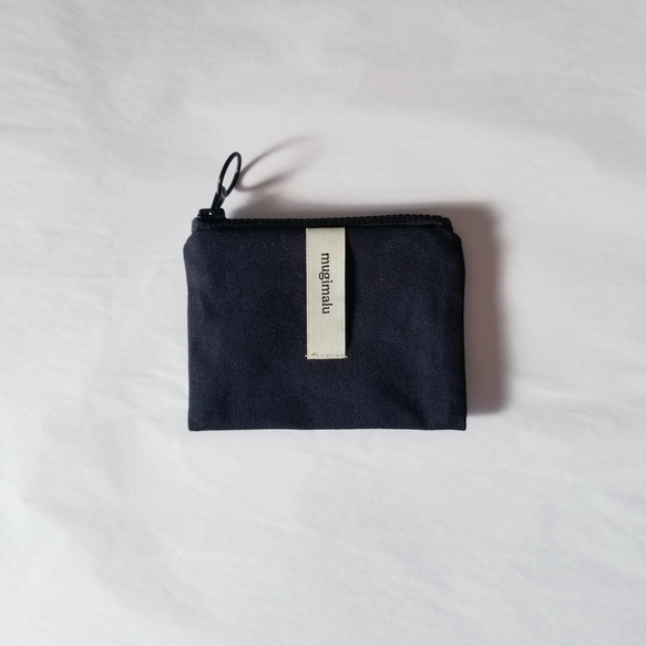 poitto10 11号紀州帆布×typewriter POUCH ブラック